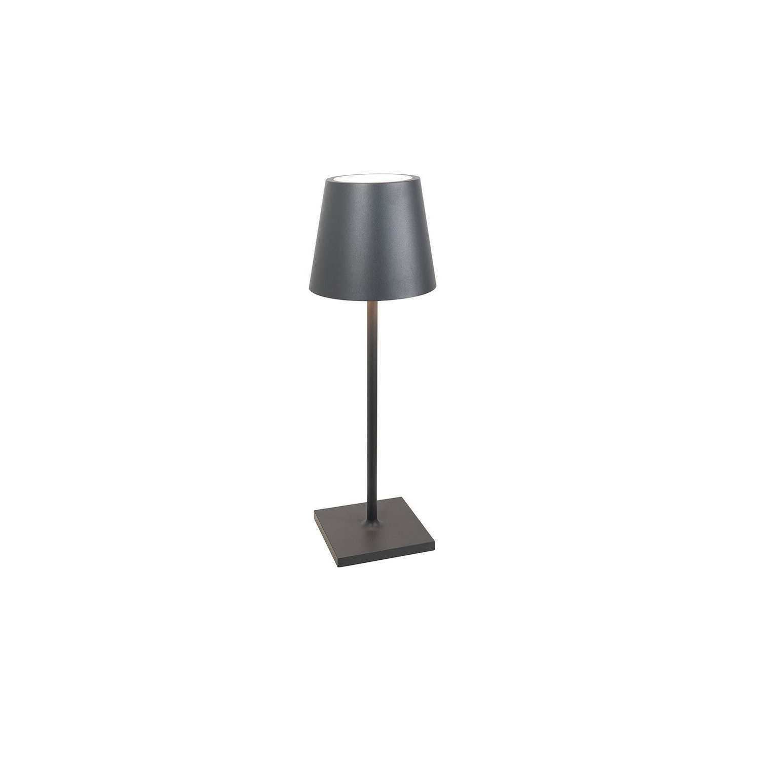 Zafferano - LD0395N4 - LED Desk Lamp - Poldina - Dark Grey