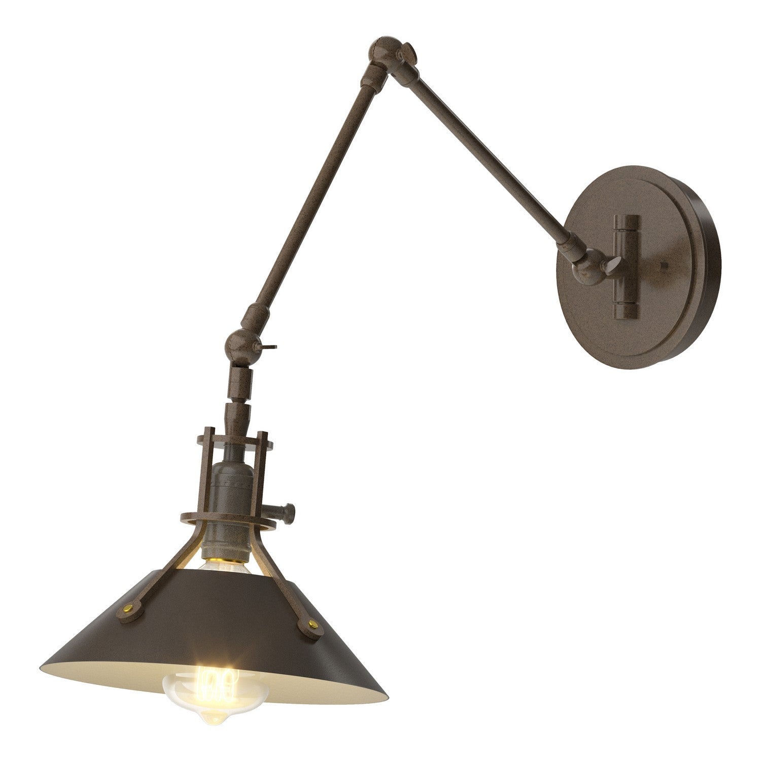 Hubbardton Forge - 209320-SKT-05-14 - One Light Wall Sconce - Henry - Bronze
