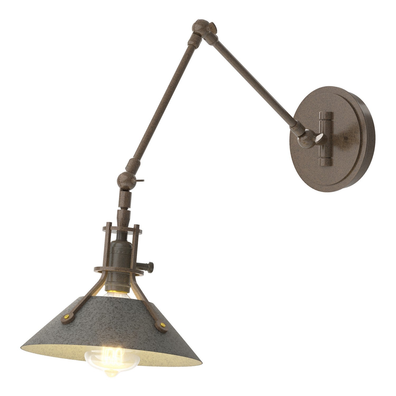 Hubbardton Forge - 209320-SKT-05-20 - One Light Wall Sconce - Henry - Bronze