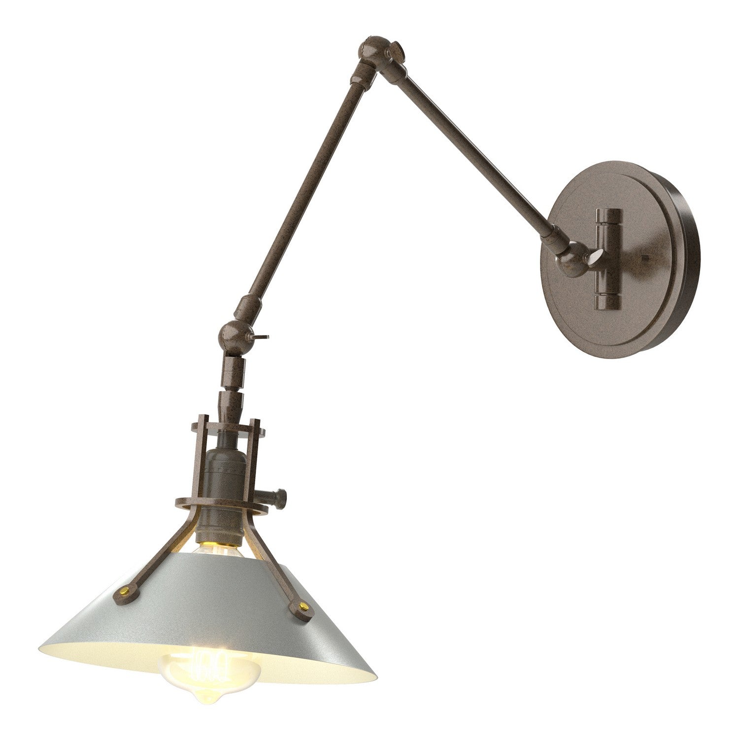 Hubbardton Forge - 209320-SKT-05-82 - One Light Wall Sconce - Henry - Bronze
