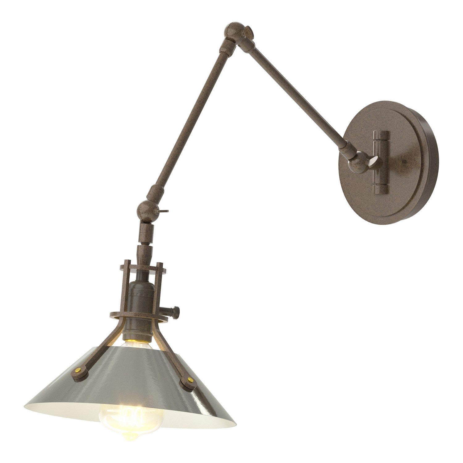 Hubbardton Forge - 209320-SKT-05-85 - One Light Wall Sconce - Henry - Bronze