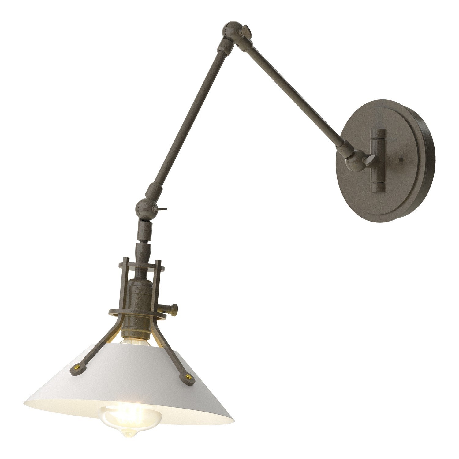 Hubbardton Forge - 209320-SKT-07-02 - One Light Wall Sconce - Henry - Dark Smoke