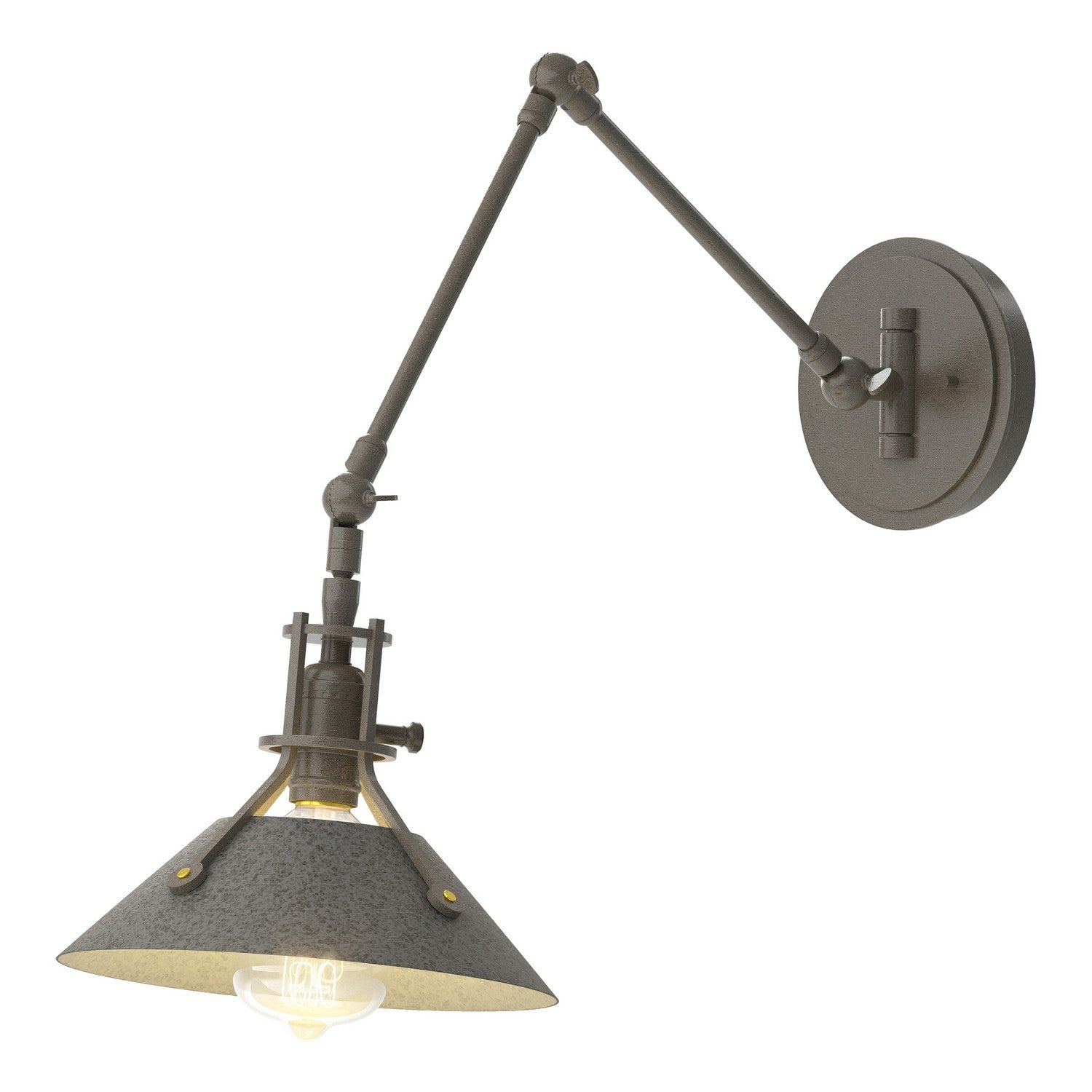 Hubbardton Forge - 209320-SKT-07-20 - One Light Wall Sconce - Henry - Dark Smoke