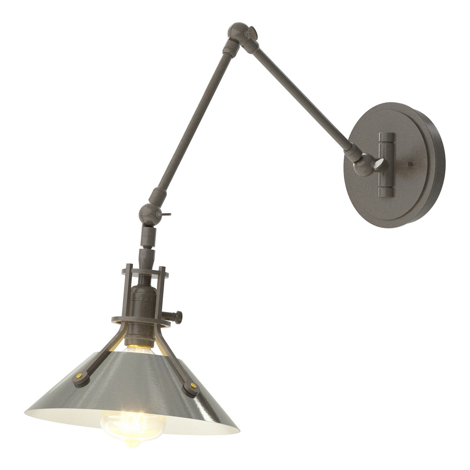 Hubbardton Forge - 209320-SKT-07-85 - One Light Wall Sconce - Henry - Dark Smoke