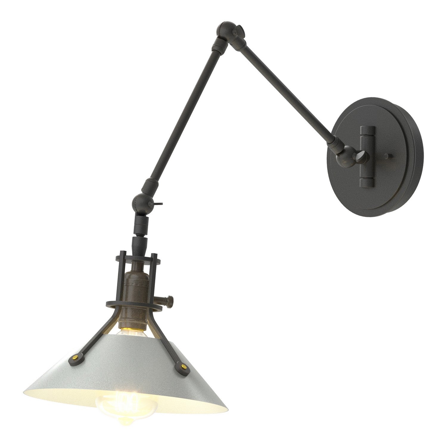Hubbardton Forge - 209320-SKT-10-82 - One Light Wall Sconce - Henry - Black
