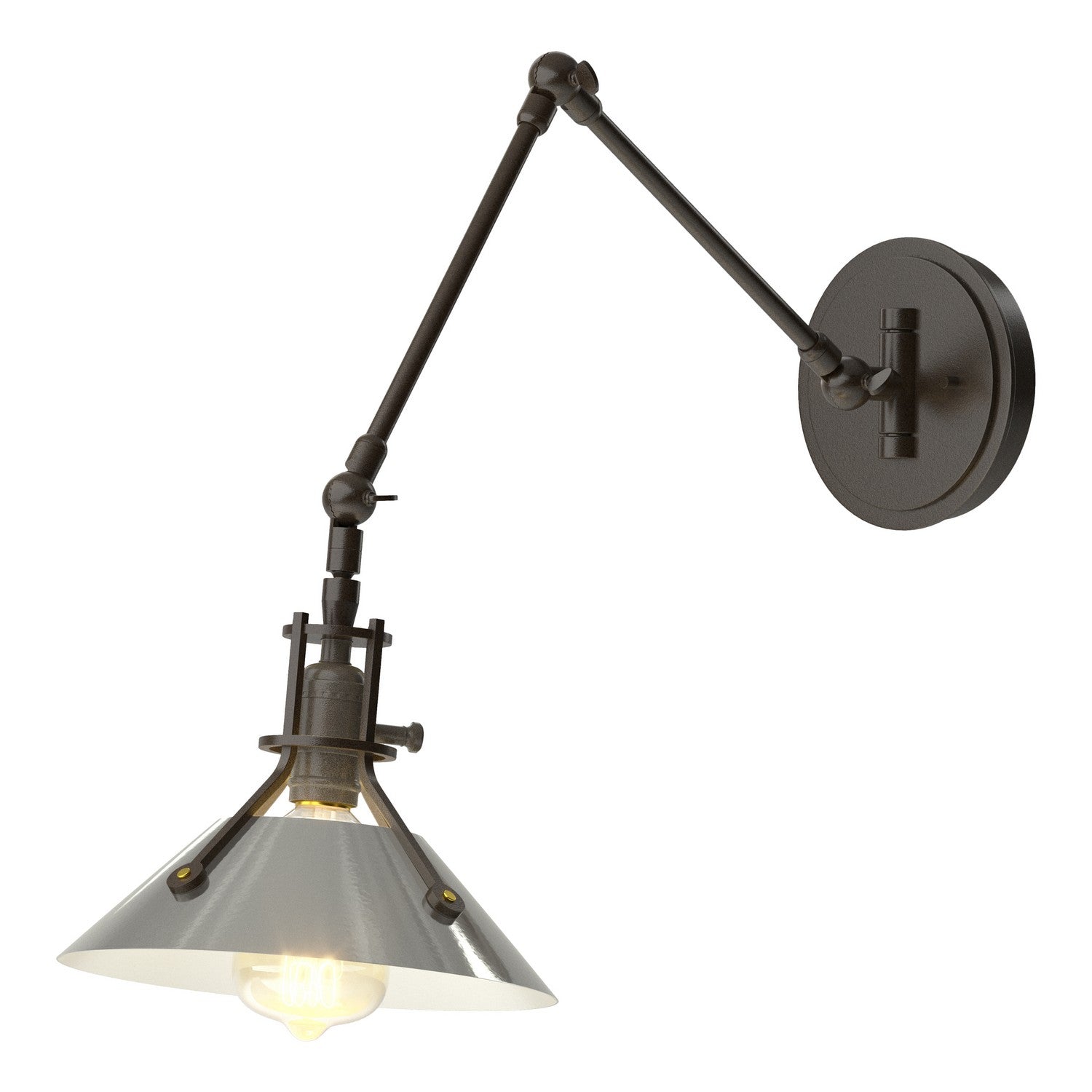 Hubbardton Forge - 209320-SKT-14-85 - One Light Wall Sconce - Henry - Oil Rubbed Bronze