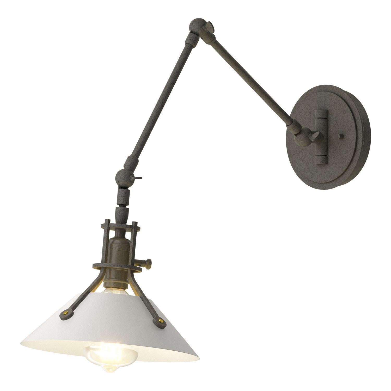 Hubbardton Forge - 209320-SKT-20-02 - One Light Wall Sconce - Henry - Natural Iron