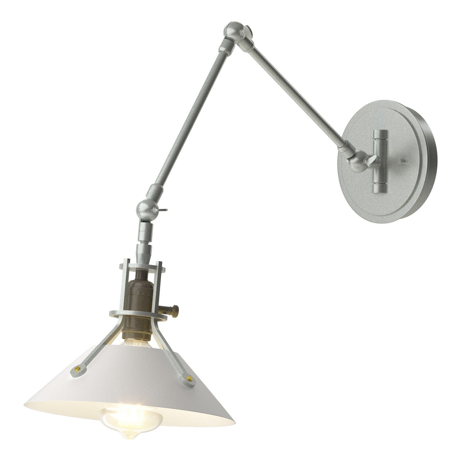 Hubbardton Forge - 209320-SKT-82-02 - One Light Wall Sconce - Henry - Vintage Platinum