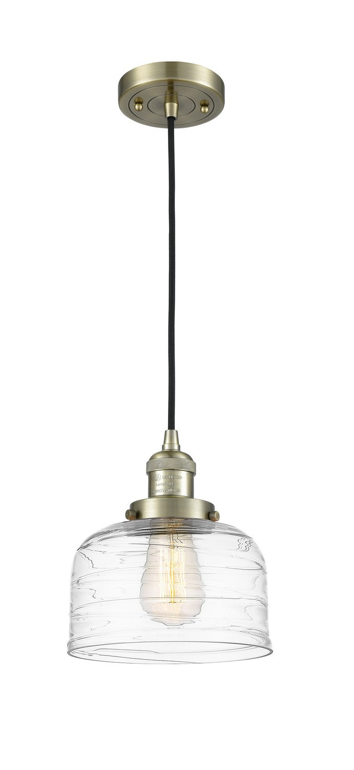 Innovations - 201C-AB-G713 - One Light Mini Pendant - Franklin Restoration - Antique Brass