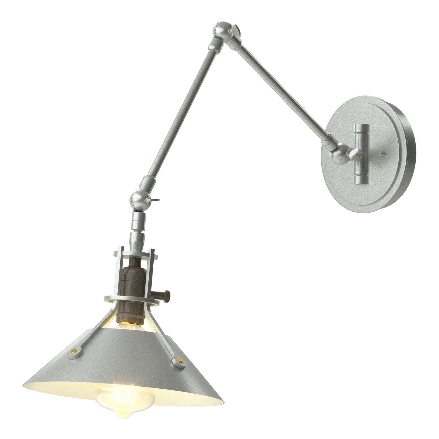 Hubbardton Forge - 209320-SKT-82-82 - One Light Wall Sconce - Henry - Vintage Platinum