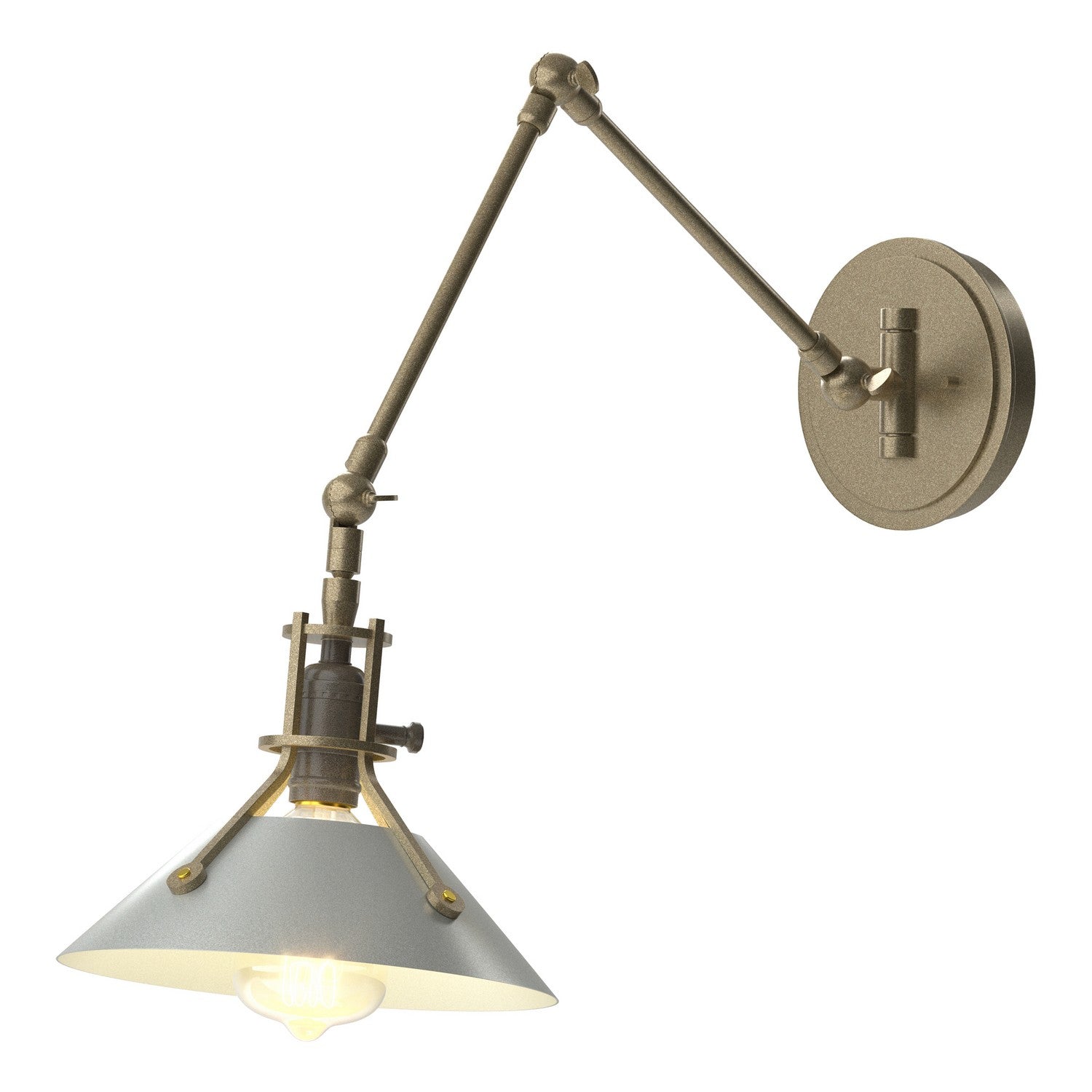 Hubbardton Forge - 209320-SKT-84-82 - One Light Wall Sconce - Henry - Soft Gold