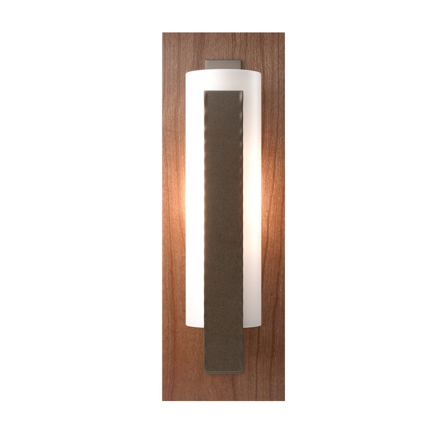 Hubbardton Forge - 217186-SKT-05-CH-GG0065 - One Light Wall Sconce - Vertical Bar - Bronze