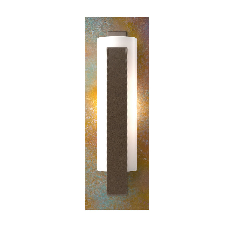 Hubbardton Forge - 217186-SKT-05-CP-GG0065 - One Light Wall Sconce - Vertical Bar - Bronze
