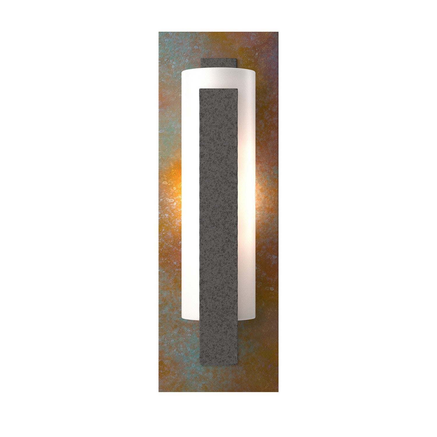 Hubbardton Forge - 217186-SKT-20-CP-GG0065 - One Light Wall Sconce - Vertical Bar - Natural Iron