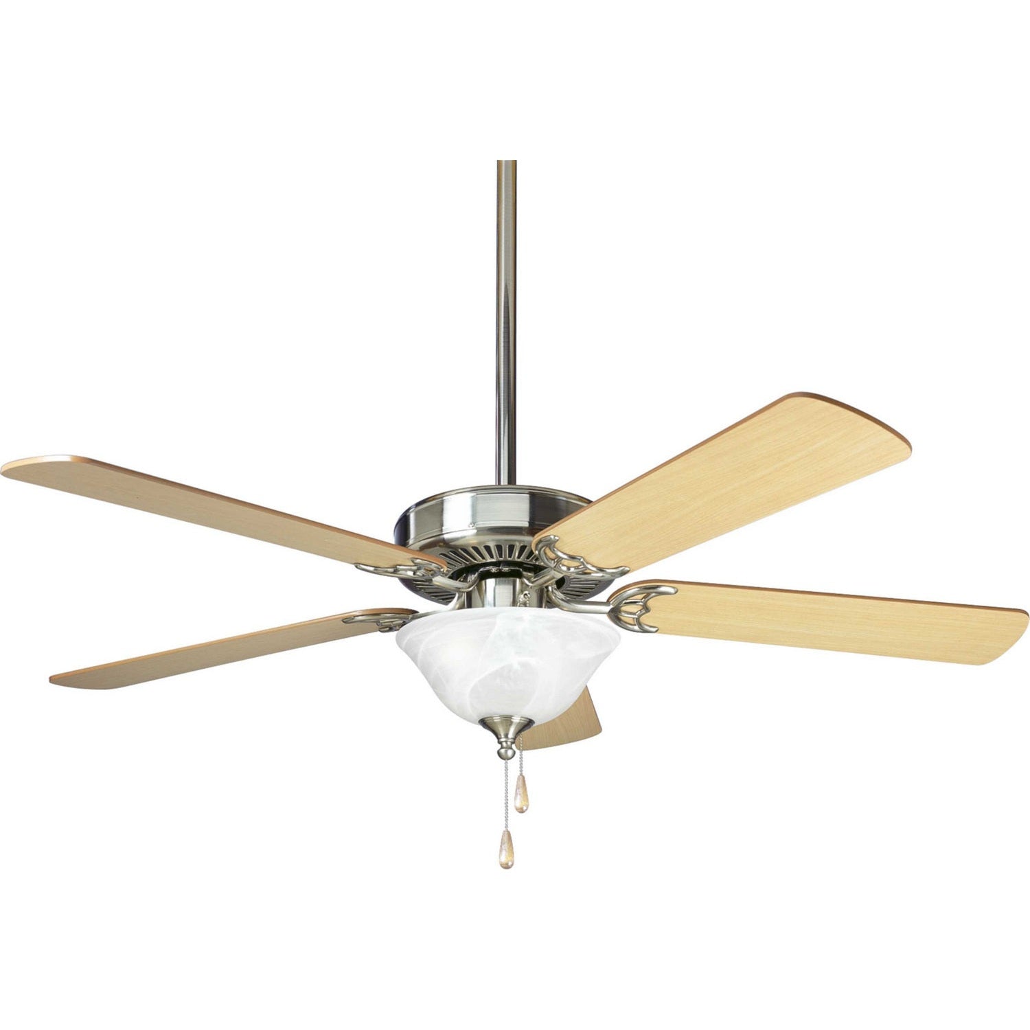 Progress Lighting - P2501-09 - 52"Ceiling Fan - Airpro Builder - Brushed Nickel