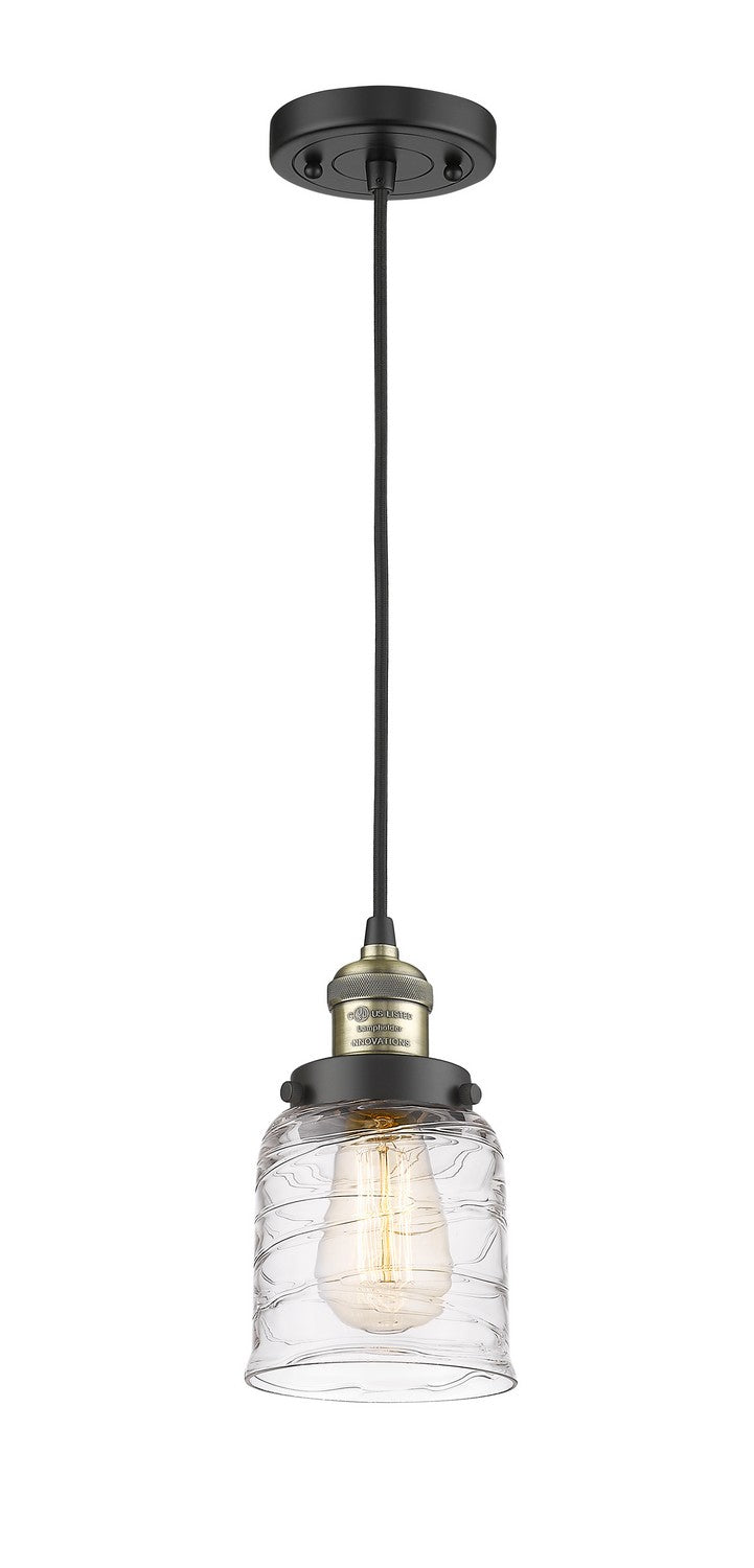 Innovations - 201C-BAB-G513 - One Light Mini Pendant - Franklin Restoration - Black Antique Brass