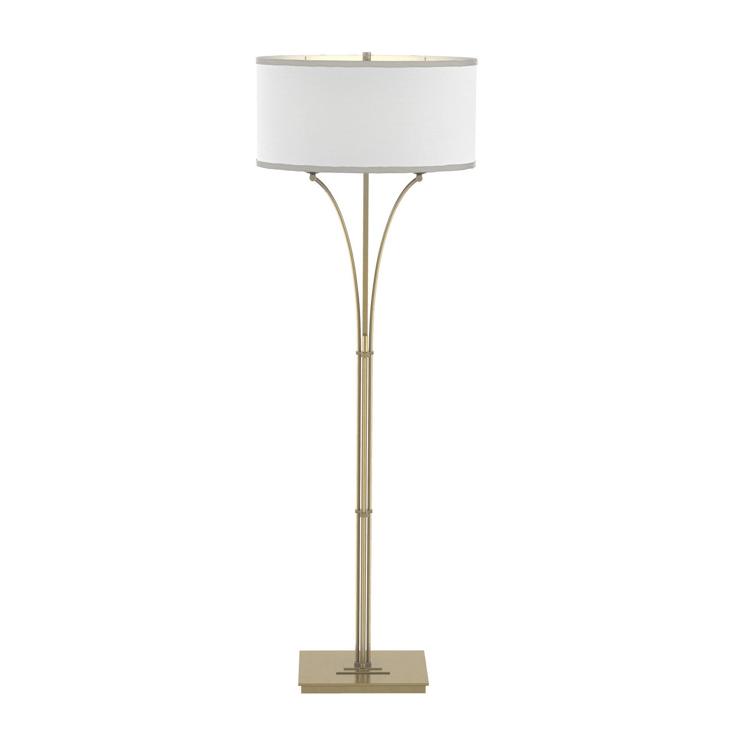 Hubbardton Forge - 232720-SKT-86-SF1914 - Two Light Floor Lamp - Formae - Modern Brass