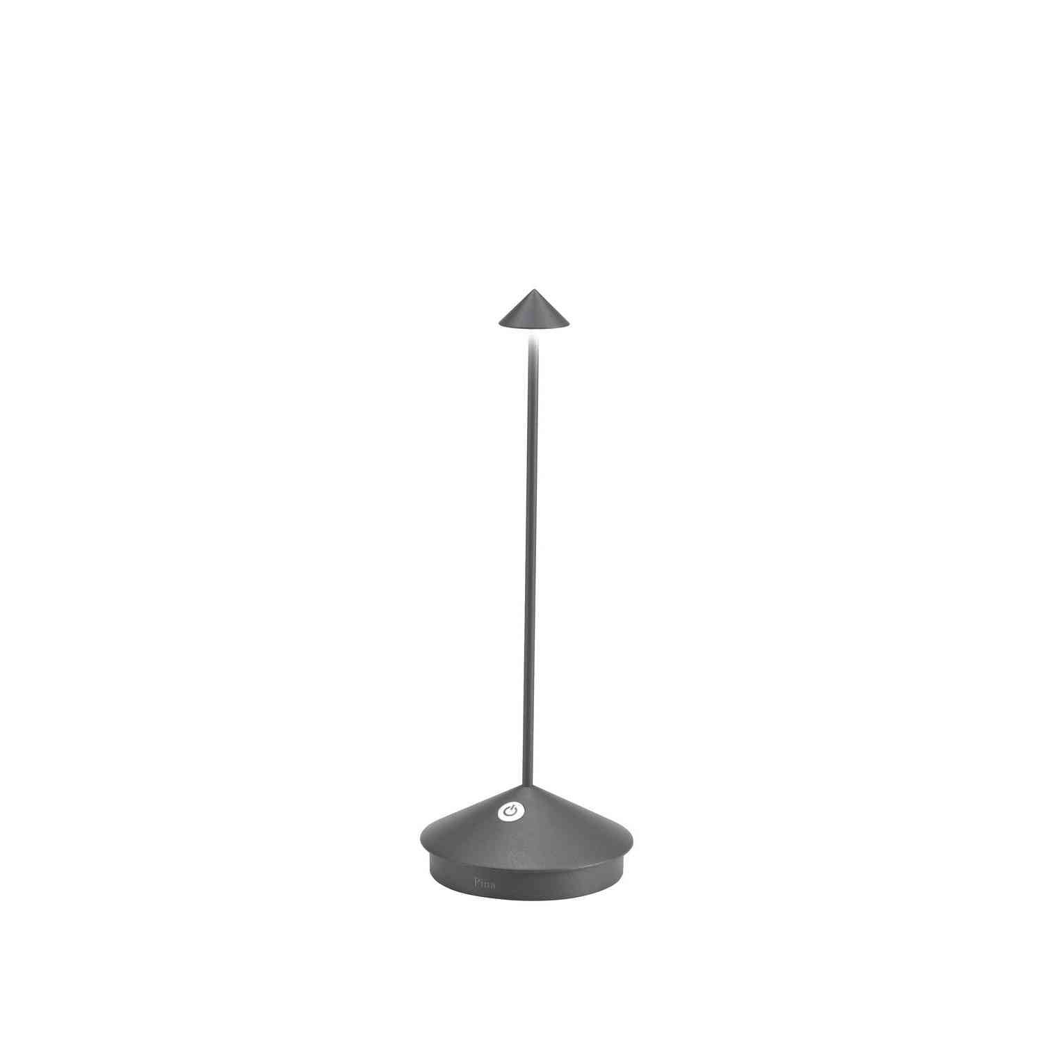 Zafferano - LD0650N4 - LED Table Lamp - Pina - Dark grey