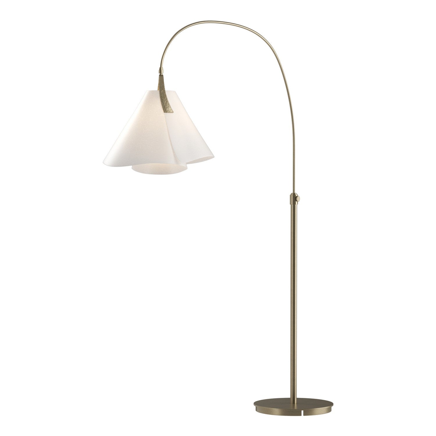 Hubbardton Forge - 234505-SKT-84-SH1992 - One Light Floor Lamp - Mobius - Soft Gold
