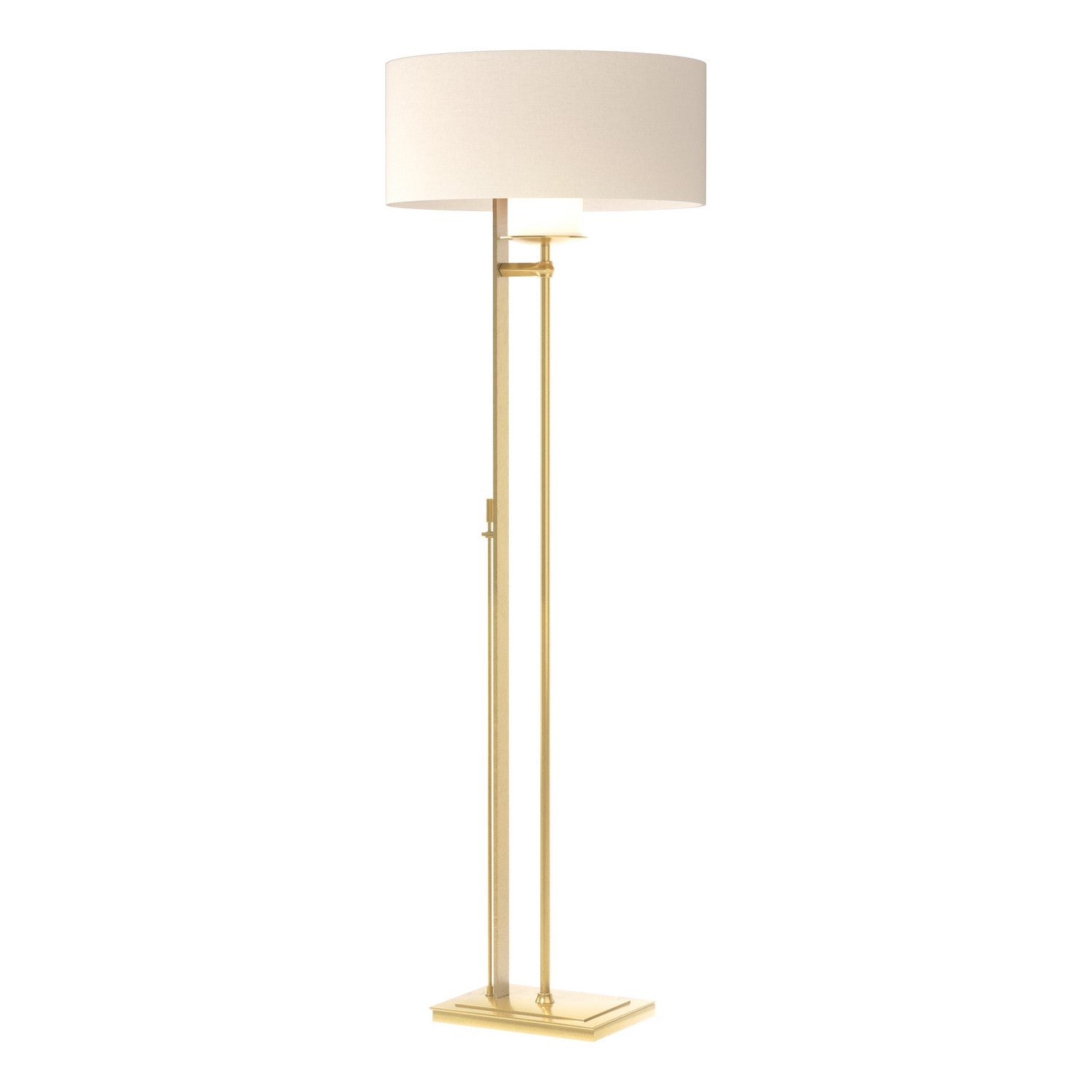 Hubbardton Forge - 234901-SKT-86-SE2095 - One Light Floor Lamp - Rook - Modern Brass