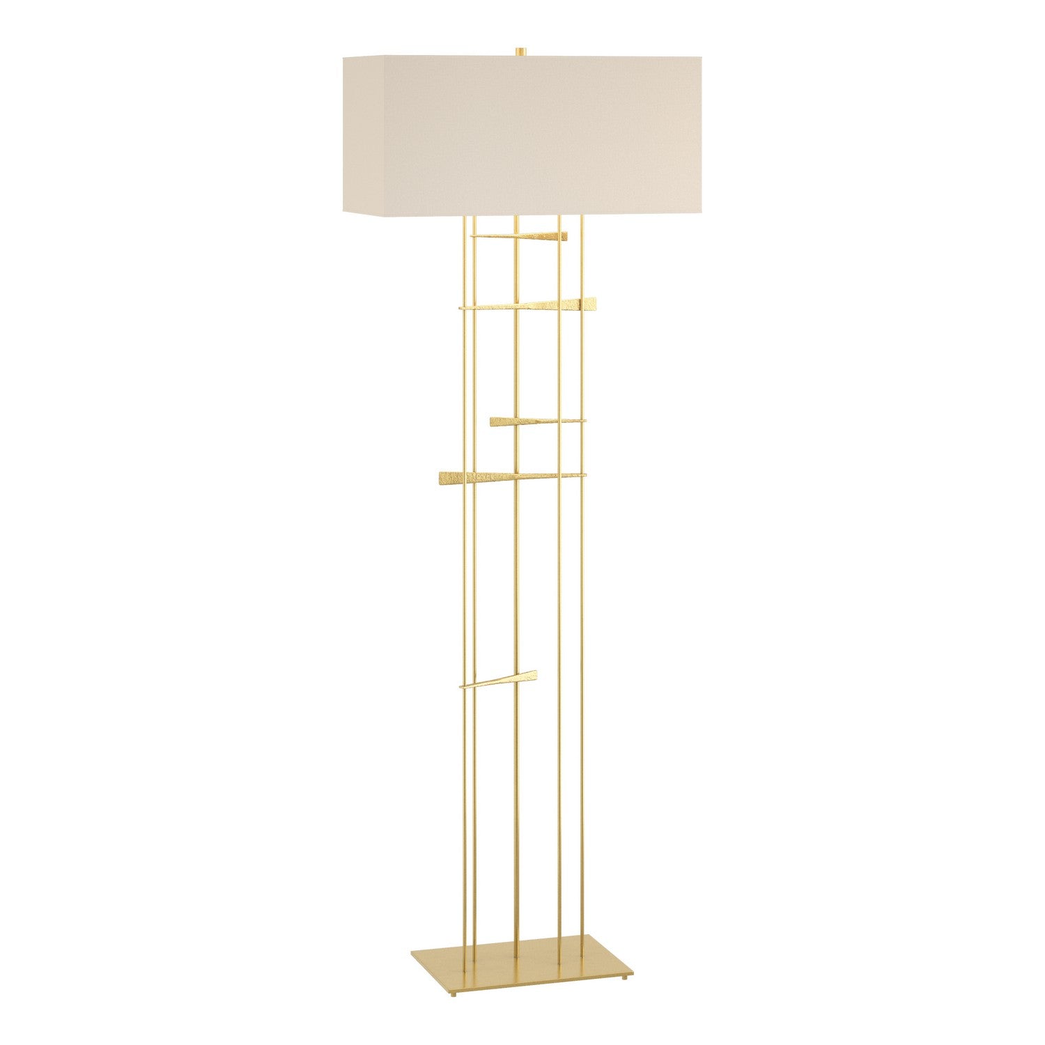 Hubbardton Forge - 237670-SKT-86-SE2302 - One Light Floor Lamp - Cavaletti - Modern Brass