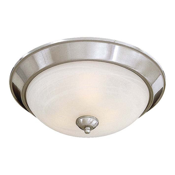 Minka-Lavery - 893-84 - Three Light Flush Mount - Paradox - Brushed Nickel