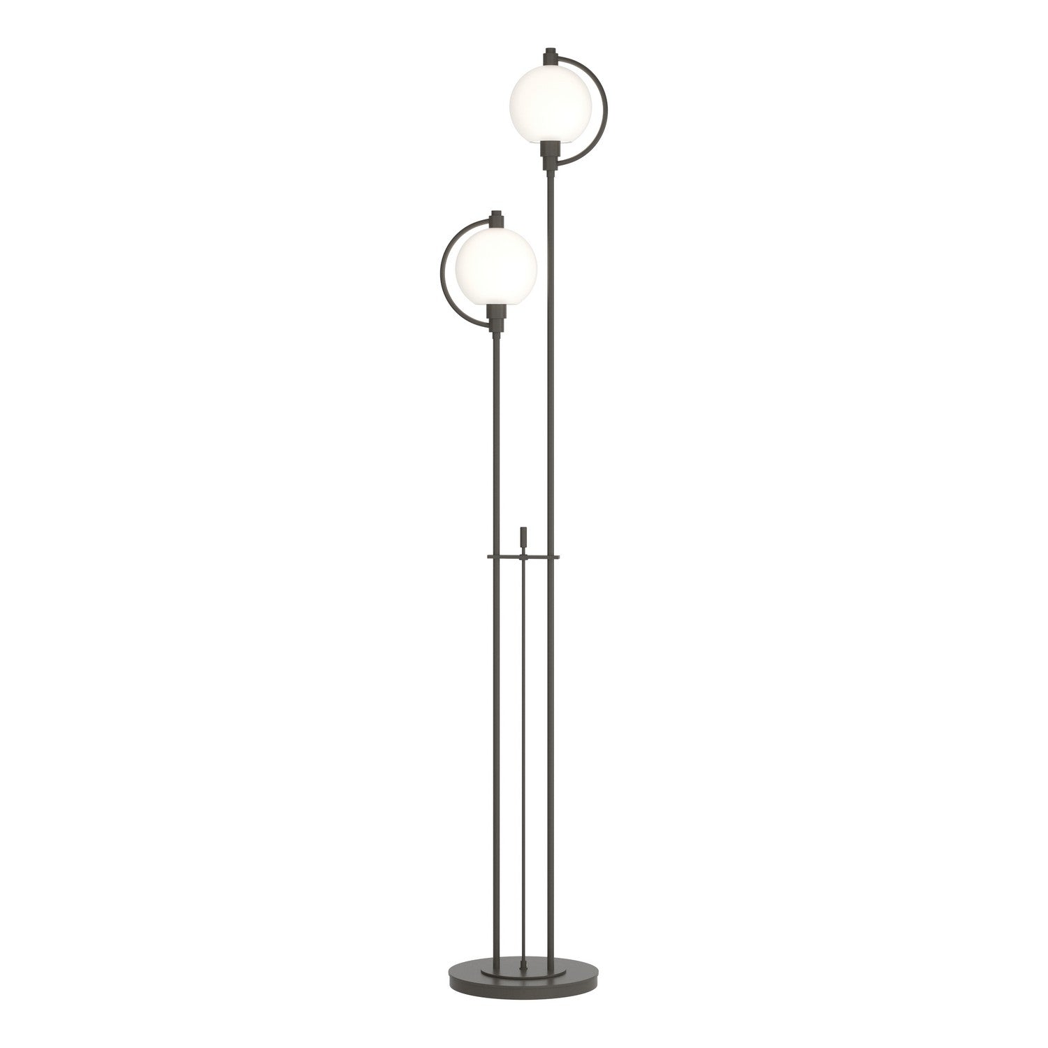 Hubbardton Forge - 242210-SKT-07-GG0436 - Two Light Floor Lamp - Pluto - Dark Smoke