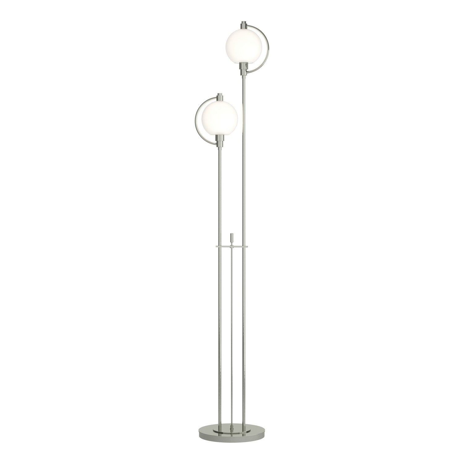 Hubbardton Forge - 242210-SKT-85-GG0436 - Two Light Floor Lamp - Pluto - Sterling
