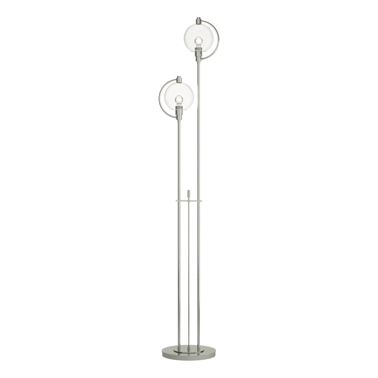 Hubbardton Forge - 242210-SKT-85-ZM0436 - Two Light Floor Lamp - Pluto - Sterling