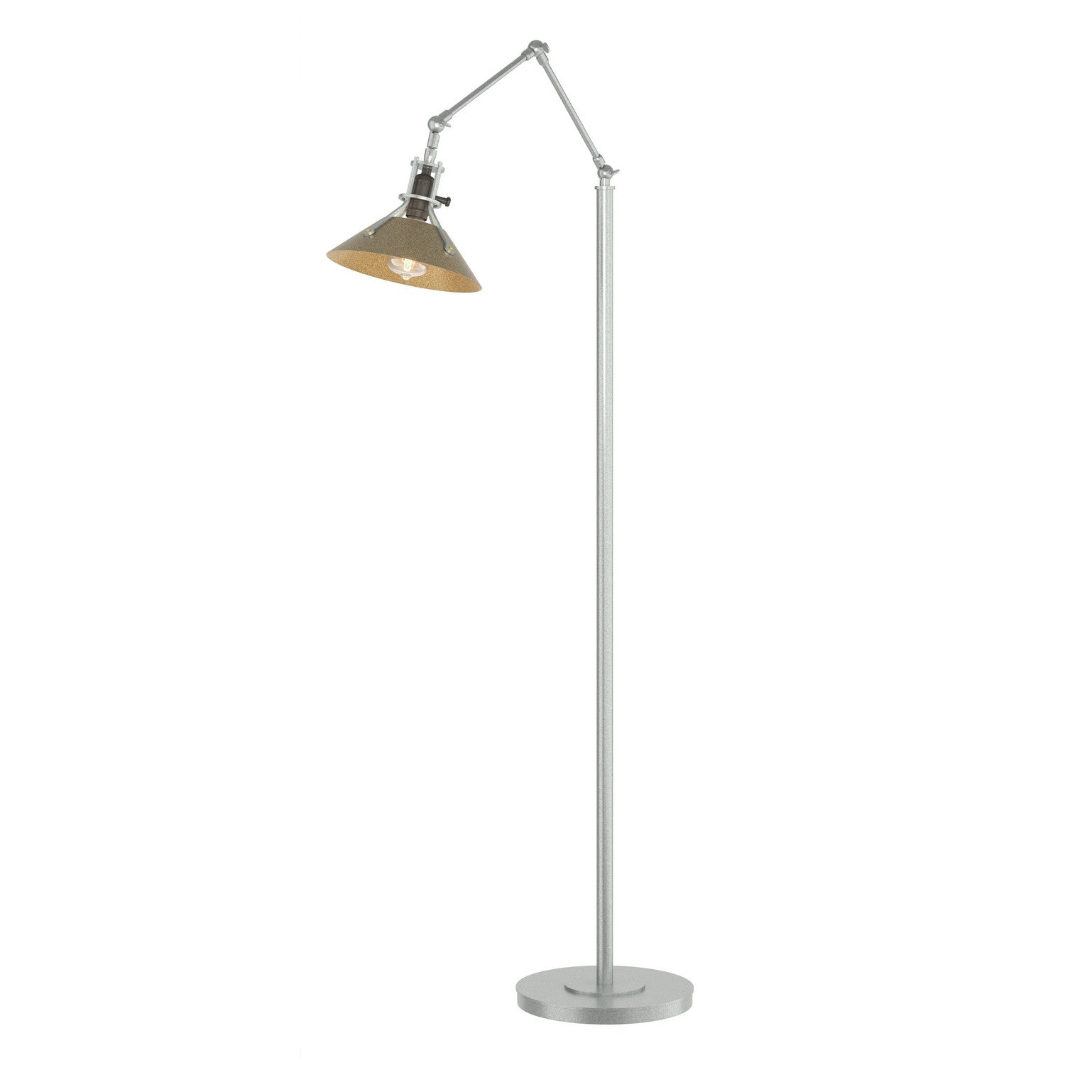 Hubbardton Forge - 242215-SKT-82-84 - One Light Floor Lamp - Henry - Vintage Platinum