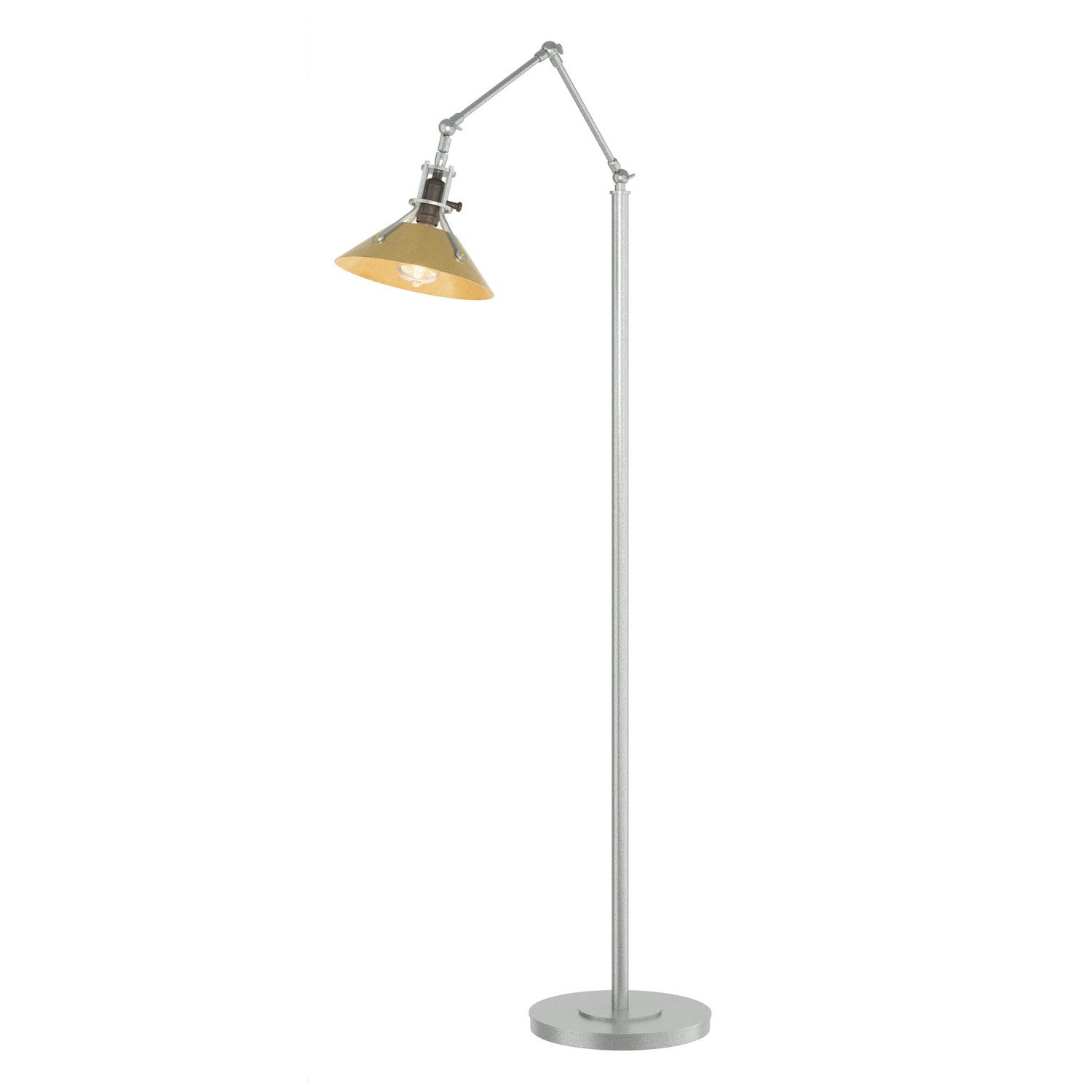 Hubbardton Forge - 242215-SKT-82-86 - One Light Floor Lamp - Henry - Vintage Platinum
