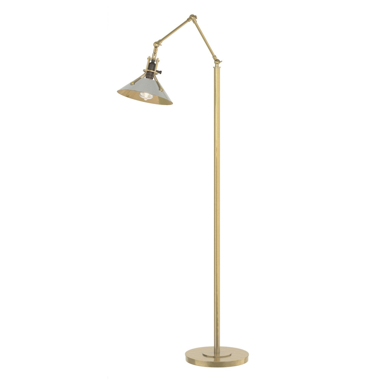 Hubbardton Forge - 242215-SKT-86-85 - One Light Floor Lamp - Henry - Modern Brass