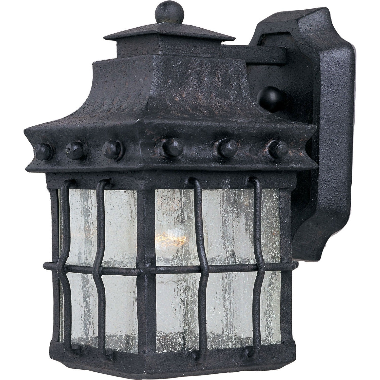 Maxim - 30081CDCF - One Light Outdoor Wall Lantern - Nantucket - Country Forge