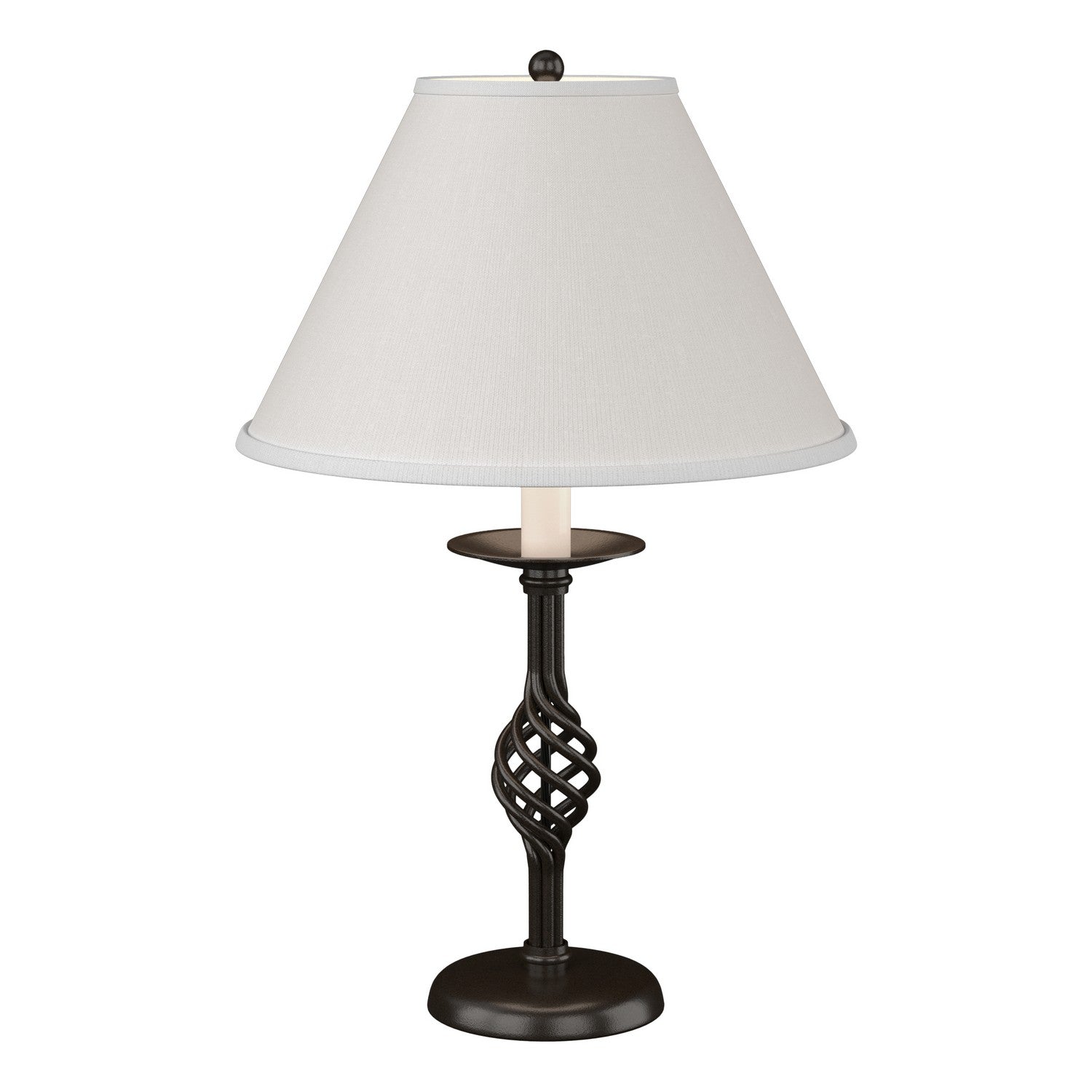Hubbardton Forge - 265001-SKT-14-SF1555 - One Light Table Lamp - Twist Basket - Oil Rubbed Bronze