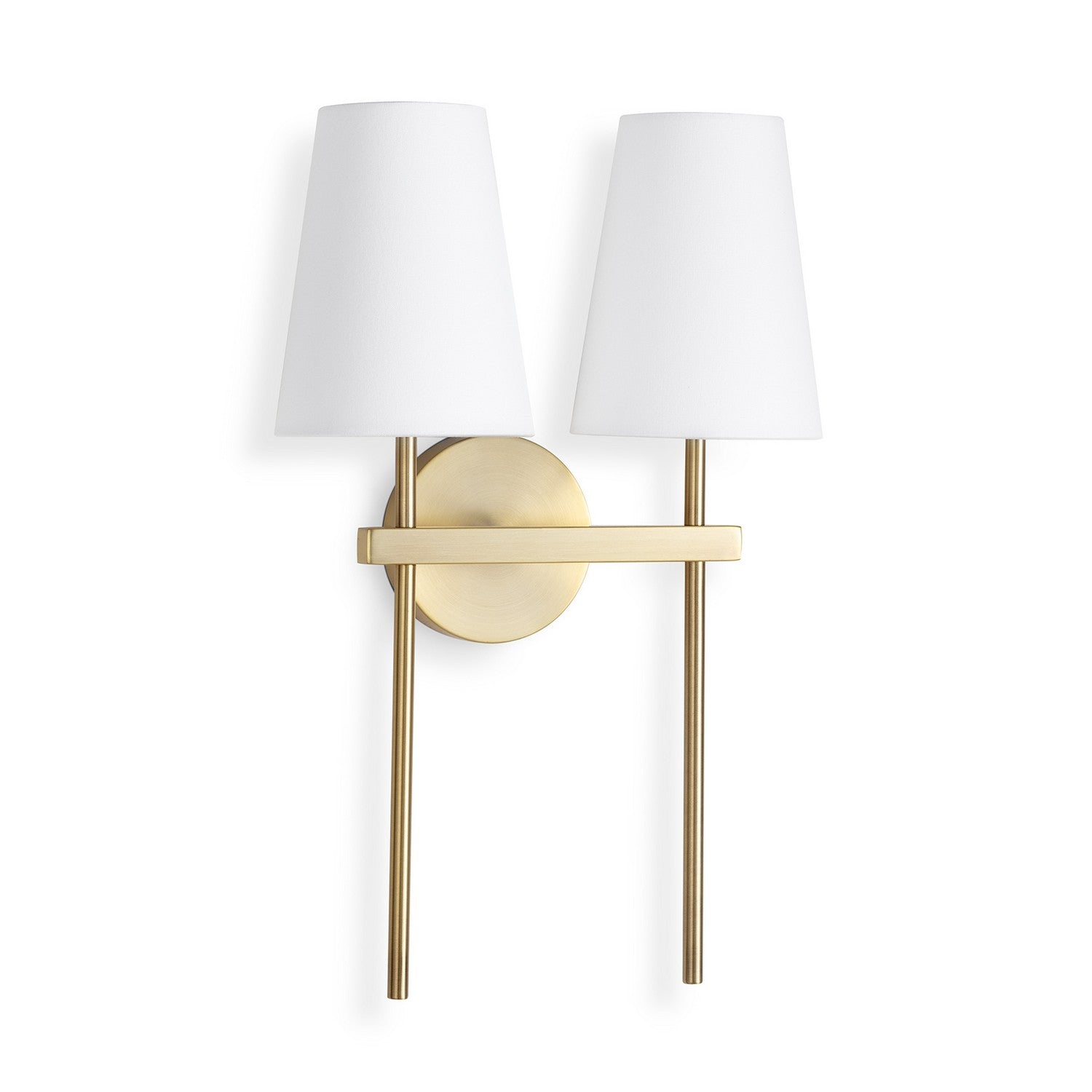 Regina Andrew - 15-1211 - Two Light Wall Sconce - Natural Brass