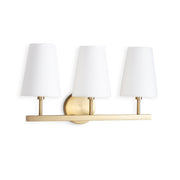 Regina Andrew - 15-1212 - Three Light Wall Sconce - Natural Brass