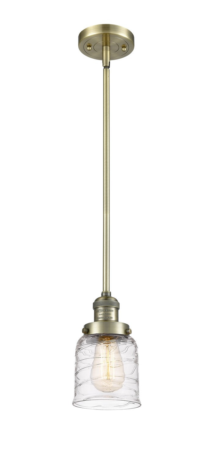 Innovations - 201S-AB-G513 - One Light Mini Pendant - Franklin Restoration - Antique Brass