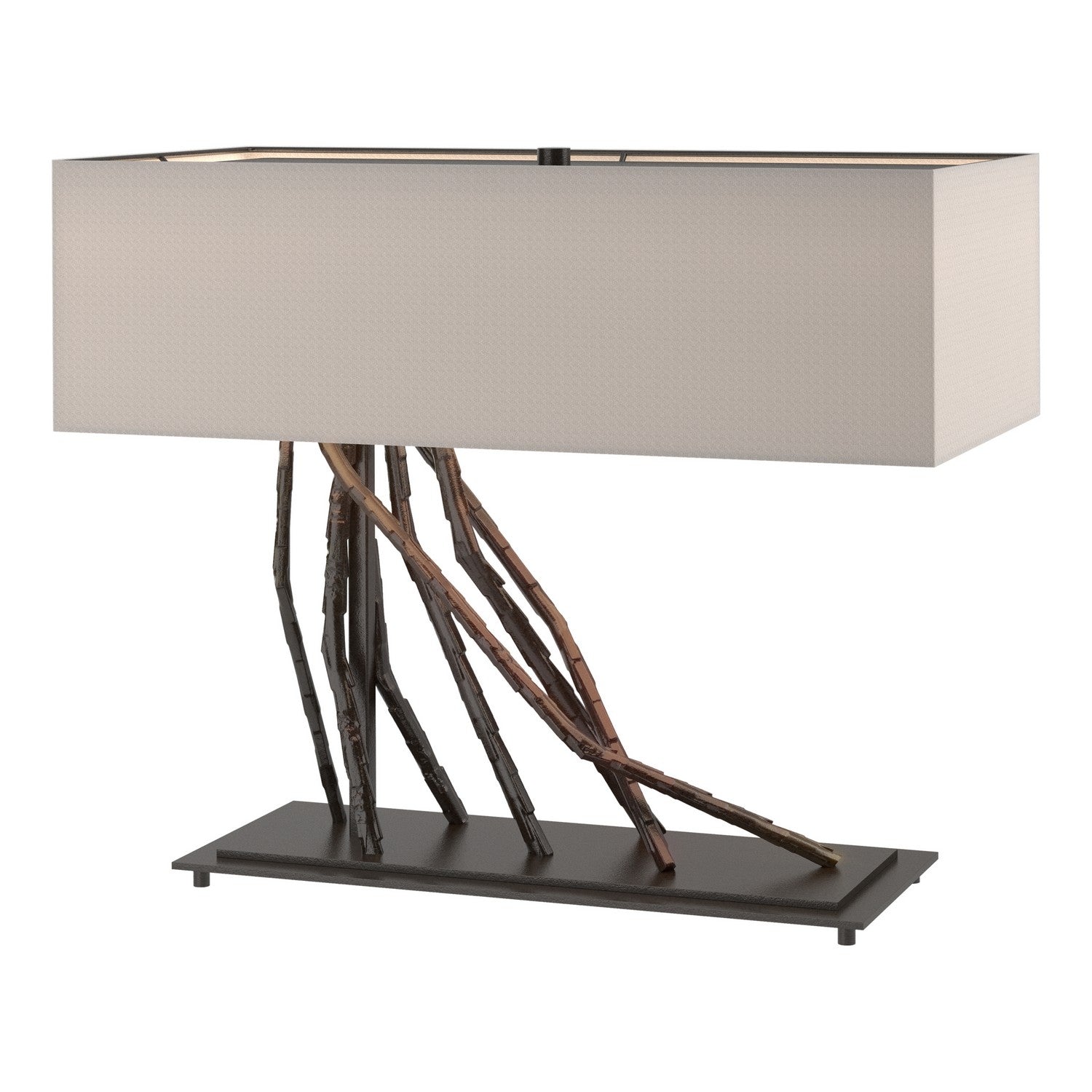 Hubbardton Forge - 277660-SKT-14-SE2010 - Two Light Table Lamp - Brindille - Oil Rubbed Bronze