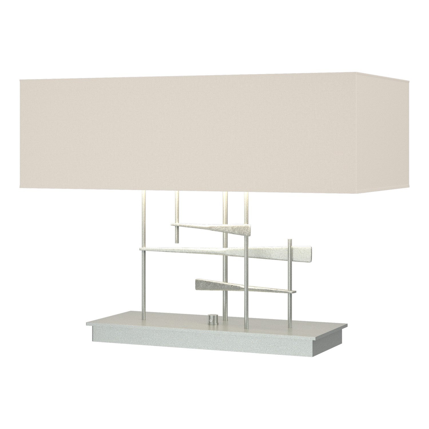 Hubbardton Forge - 277670-SKT-82-SE2010 - Two Light Table Lamp - Cavaletti - Vintage Platinum