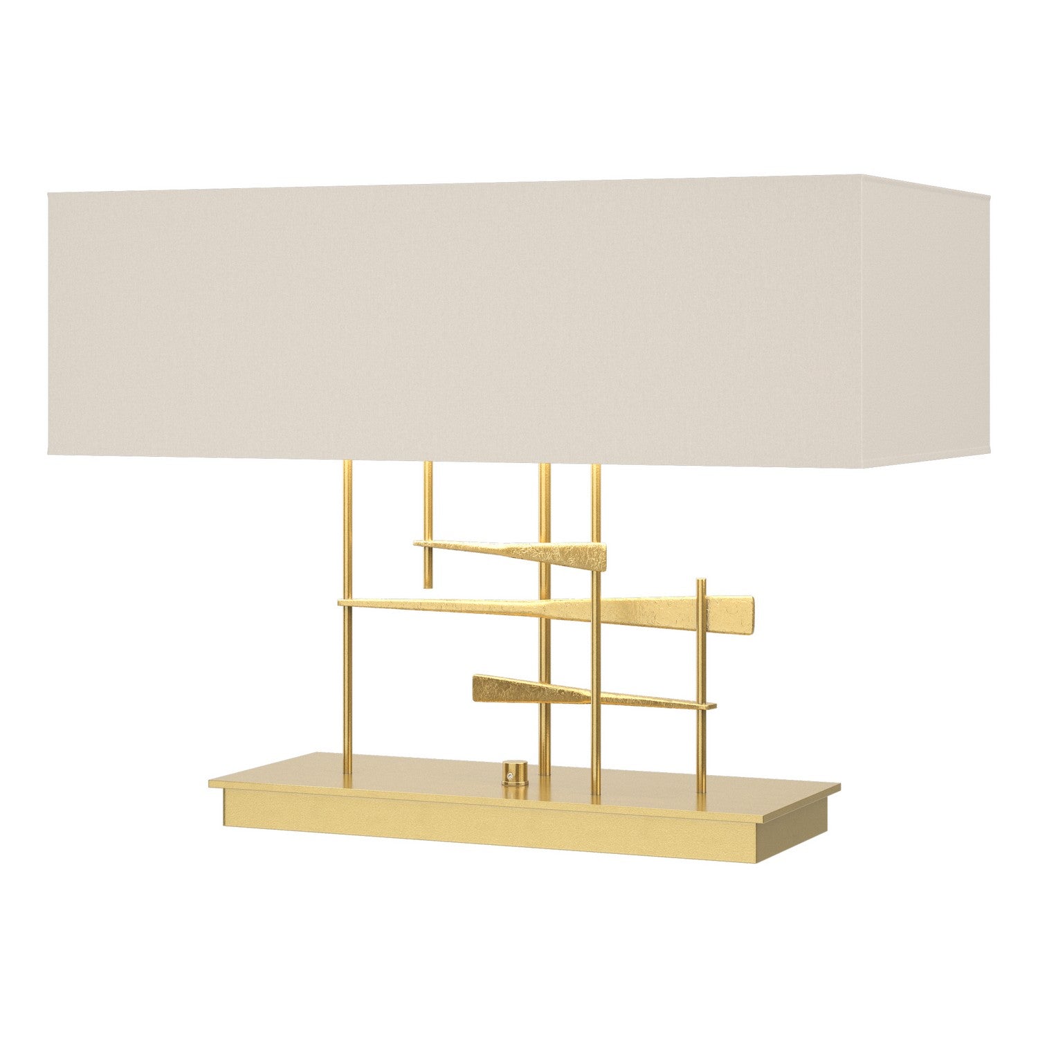 Hubbardton Forge - 277670-SKT-86-SE2010 - Two Light Table Lamp - Cavaletti - Modern Brass