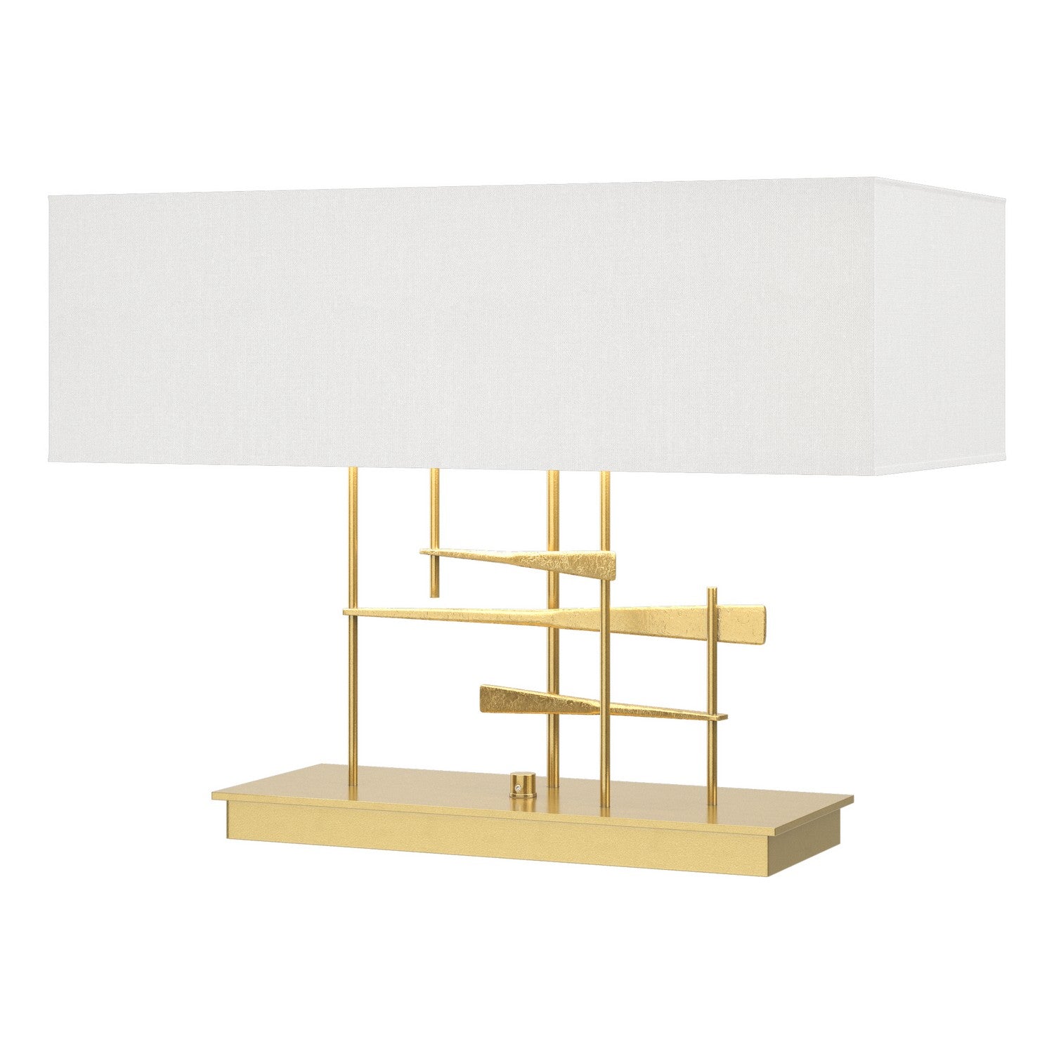 Hubbardton Forge - 277670-SKT-86-SF2010 - Two Light Table Lamp - Cavaletti - Modern Brass
