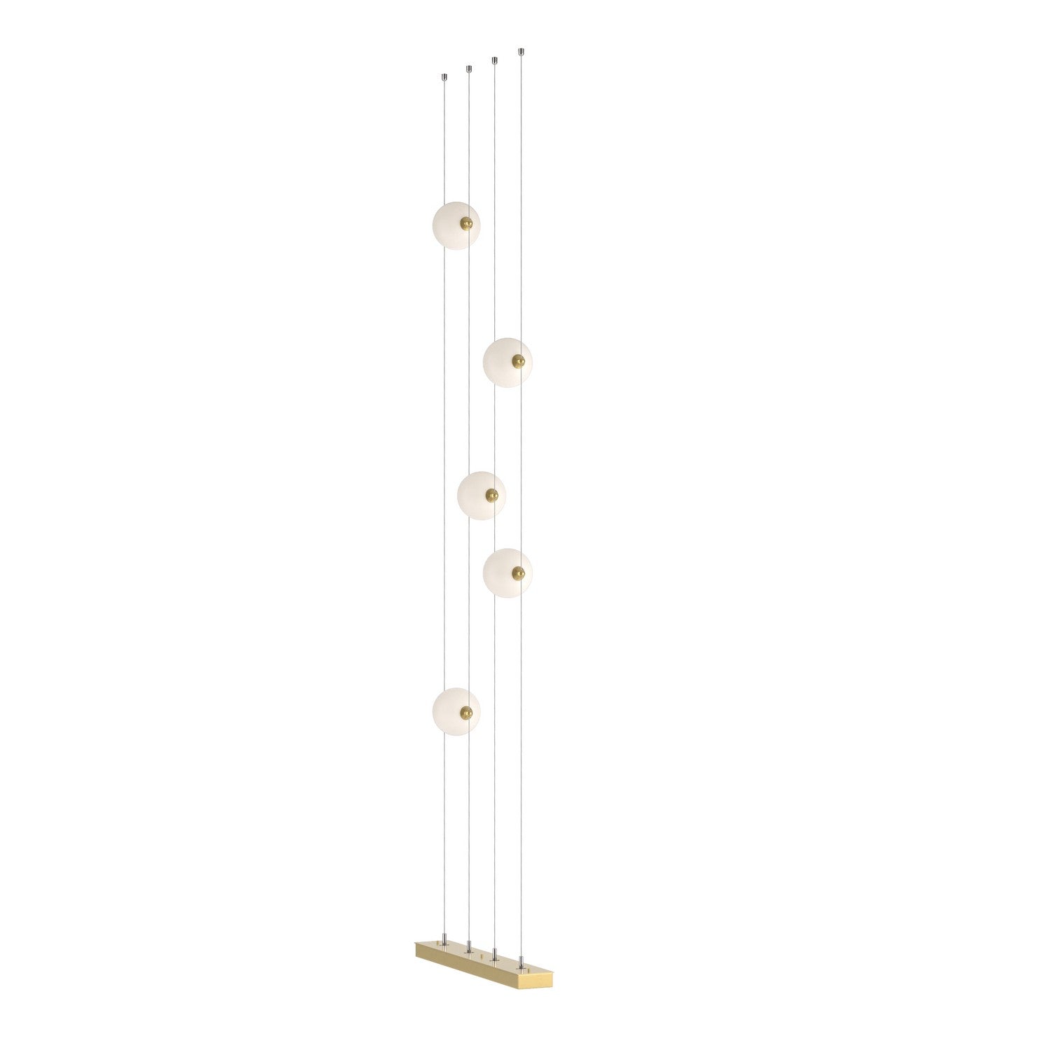 Hubbardton Forge - 289520-LED-STND-86-GG0668 - LED Pendant - Abacus - Modern Brass