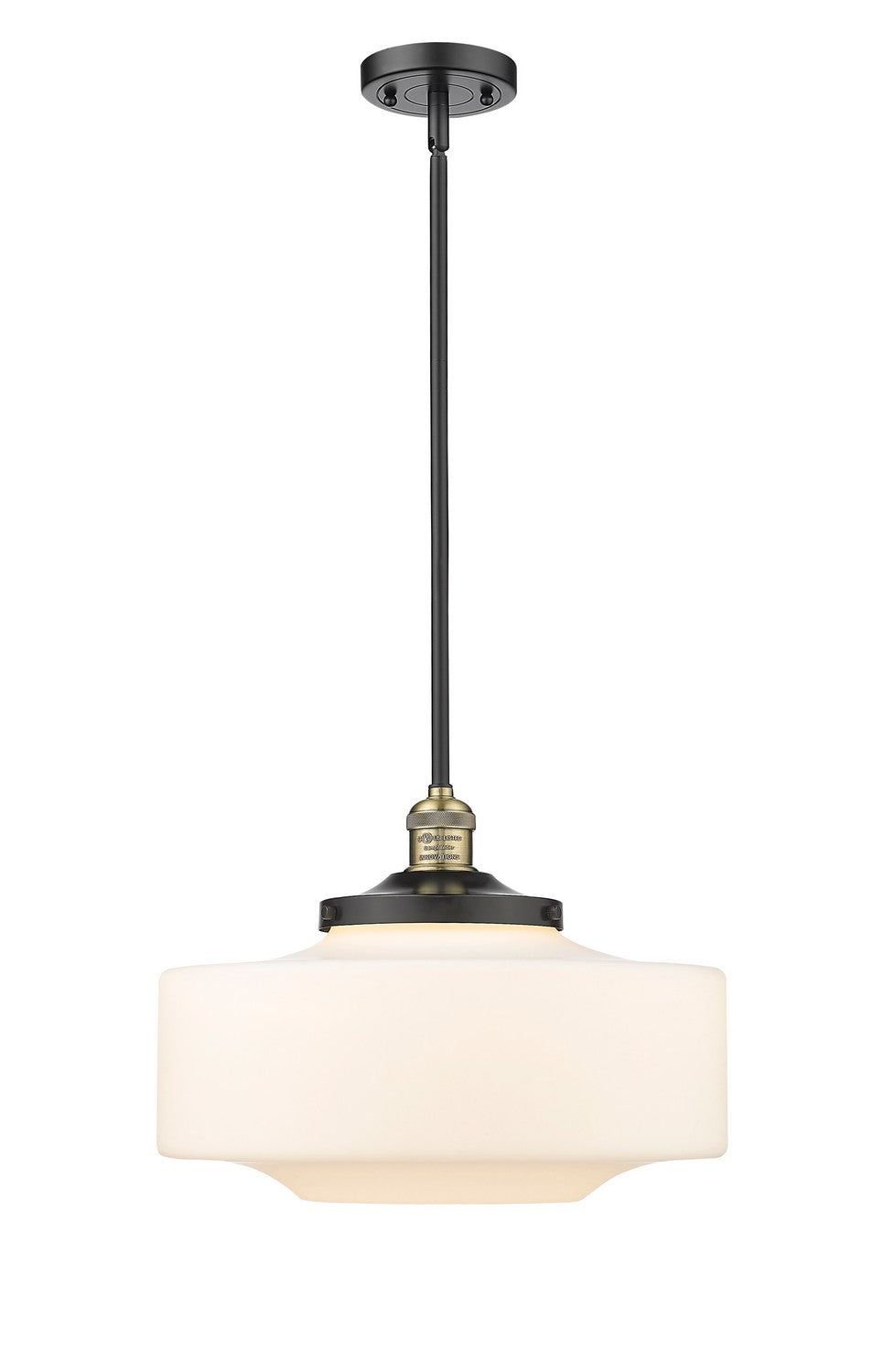 Innovations - 201S-BAB-G691-16 - One Light Mini Pendant - Franklin Restoration - Black Antique Brass
