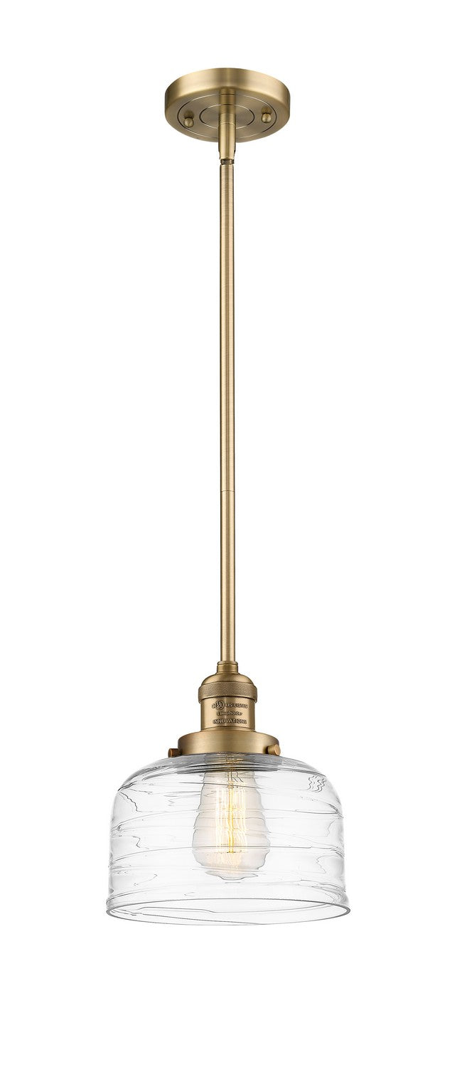 Innovations - 201S-BB-G713 - One Light Mini Pendant - Franklin Restoration - Brushed Brass