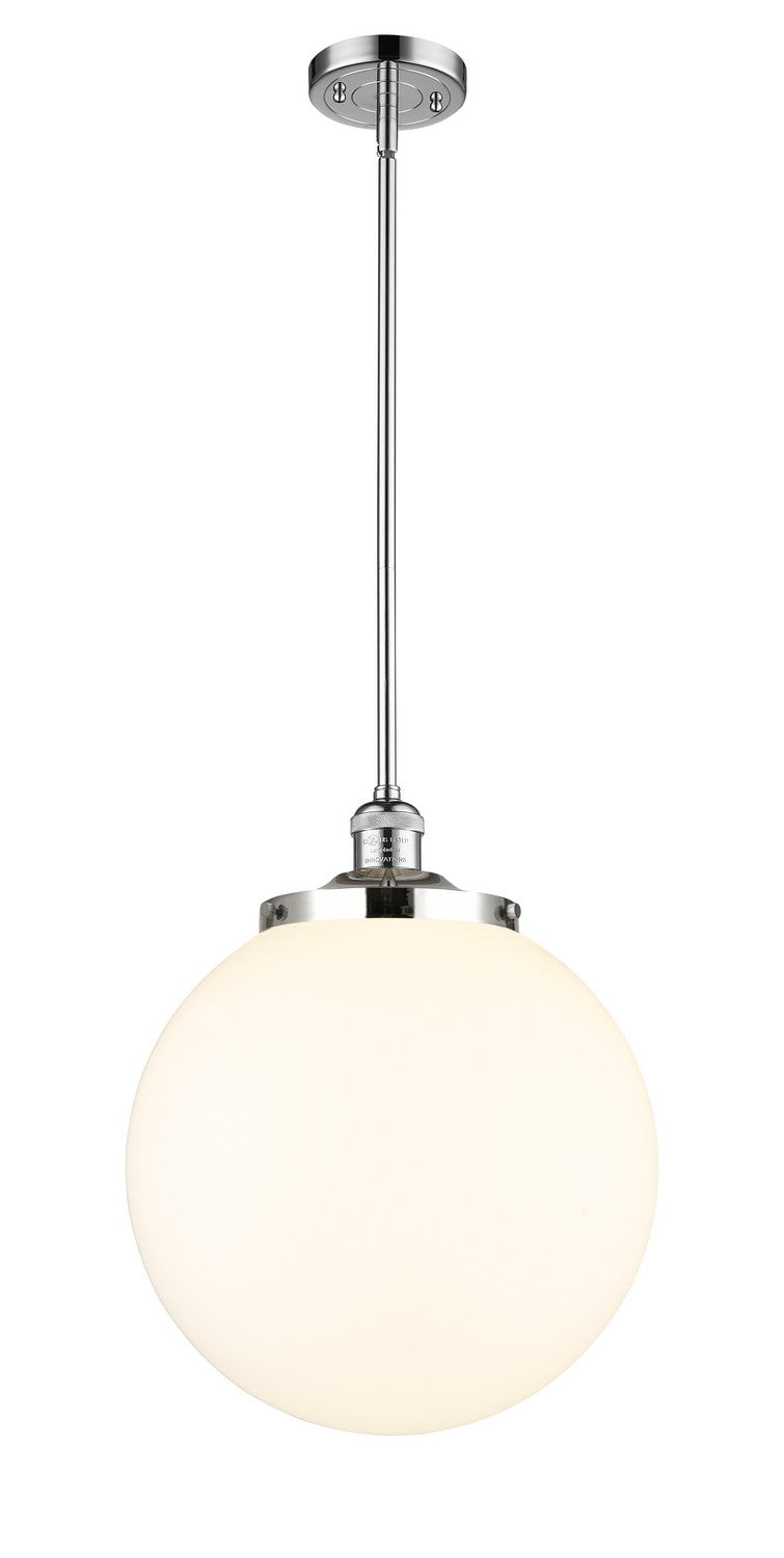 Innovations - 201S-PC-G201-14 - One Light Pendant - Franklin Restoration - Polished Chrome
