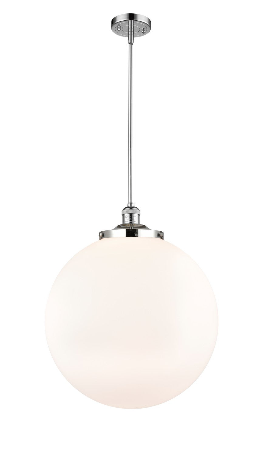 Innovations - 201S-PC-G201-18 - One Light Pendant - Franklin Restoration - Polished Chrome