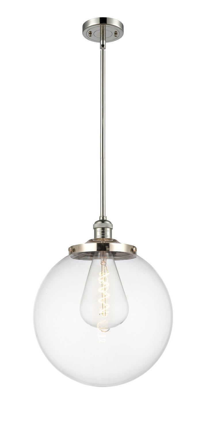 Innovations - 201S-PN-G202-14 - One Light Pendant - Franklin Restoration - Polished Nickel