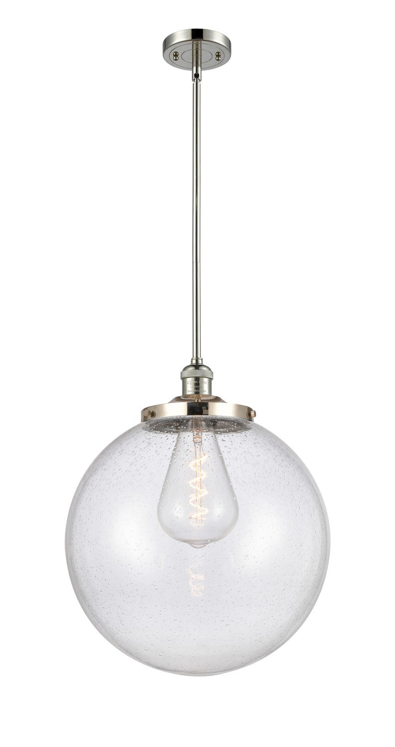 Innovations - 201S-PN-G204-16 - One Light Pendant - Franklin Restoration - Polished Nickel