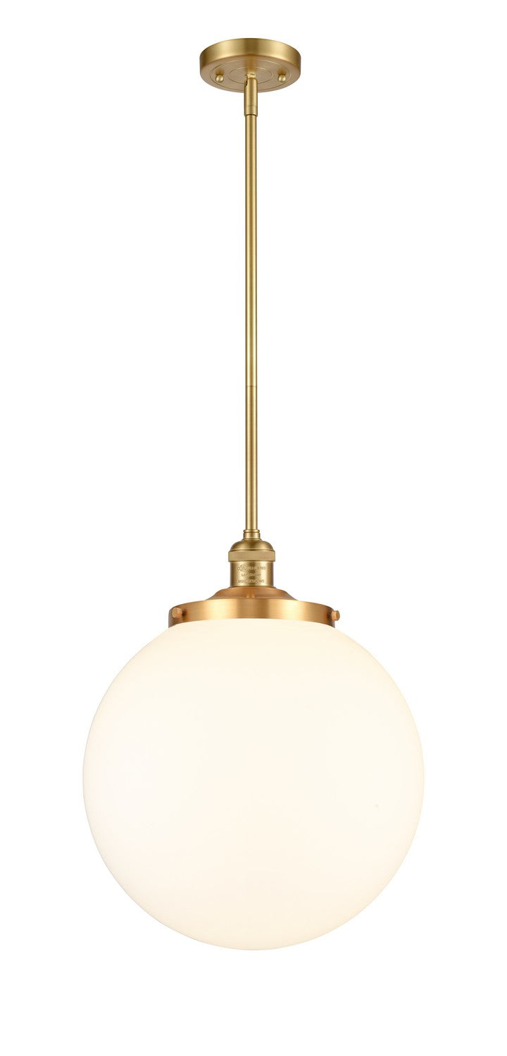 Innovations - 201S-SG-G201-14 - One Light Pendant - Franklin Restoration - Satin Gold