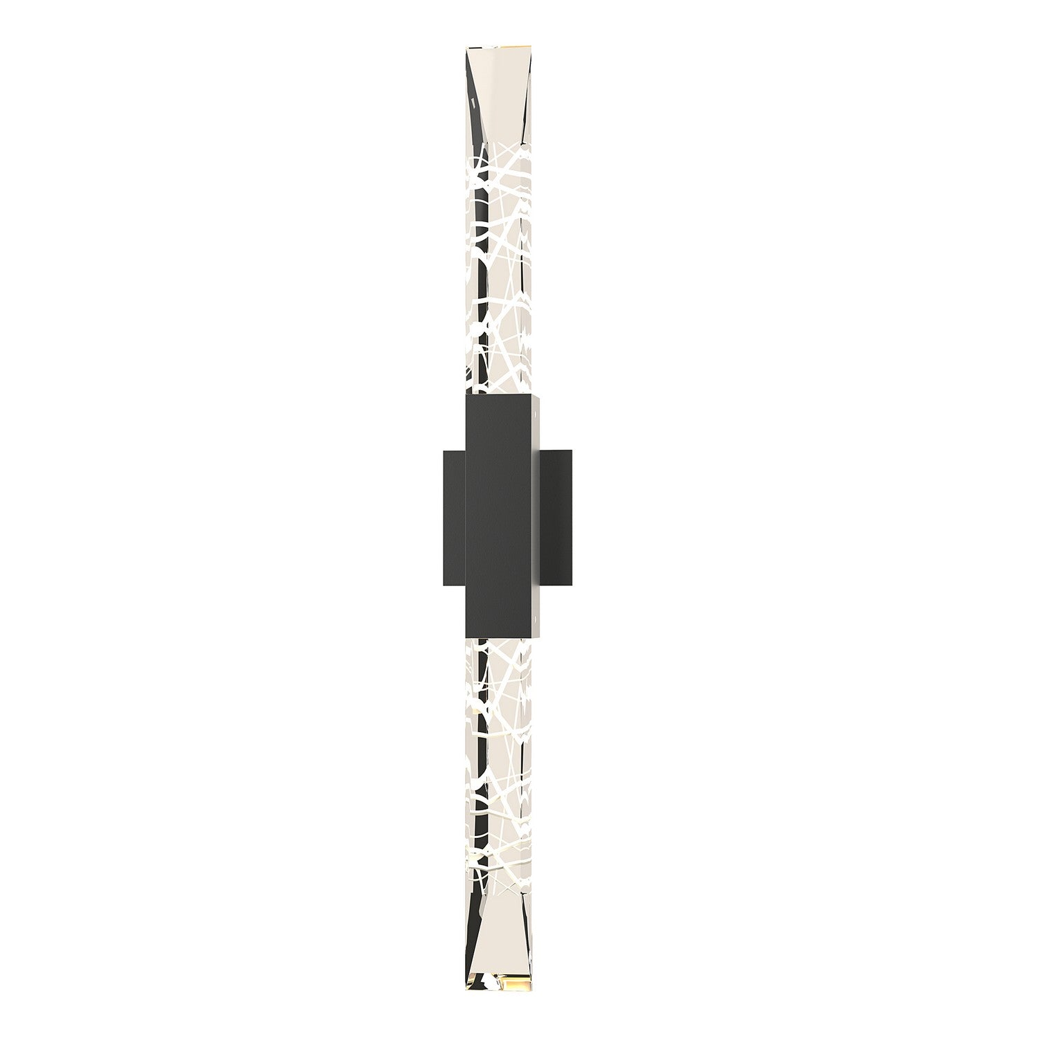 Hubbardton Forge - 302623-SKT-80-ZM0618 - Two Light Outdoor Wall Sconce - Refraction - Coastal Black